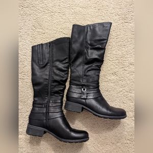 Women's 9.5M Black knee high boots